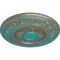 Ekena Millwork Nestor Ceiling Medallion (Fits Canopies up to 5"), 25 7/8"OD x 2 1/4"P, Copper Green Patina CM25NECGS - alternate 2